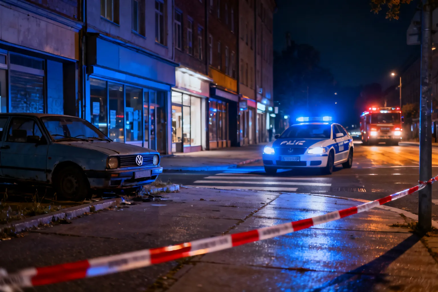 Osiem osób w Volkswagenie w Katowicach — dwóch w bagażniku