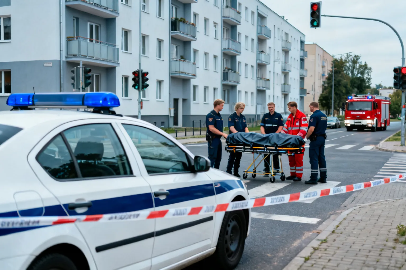 Śmiertelny wypadek na skrzyżowaniu Faradaya i Legionów w Częstochowie