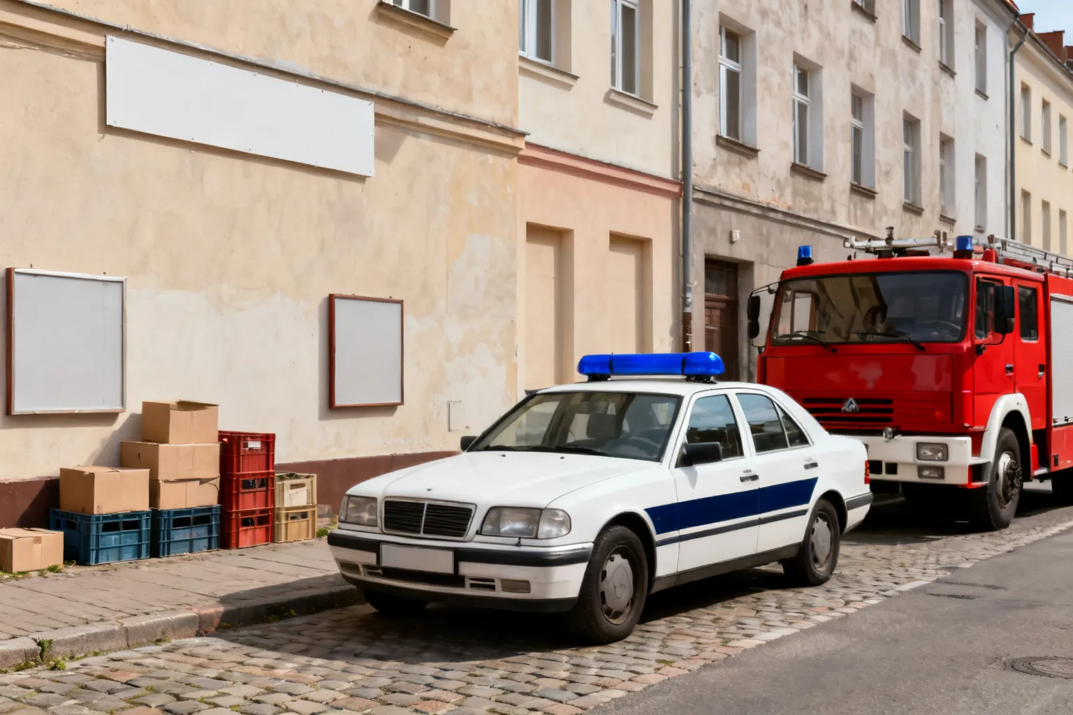 Policjanci z Kalet opanowali pożar i ewakuowali mieszkańców