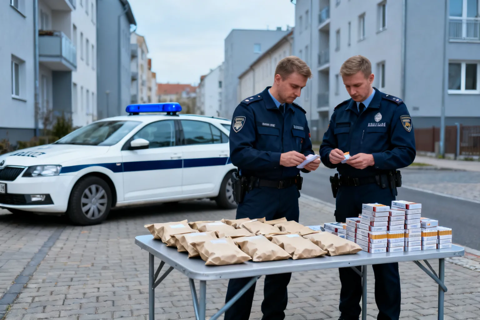 Piekarscy policjanci zabezpieczyli blisko 40 kg tytoniu i prawie 24 tys. papierosów