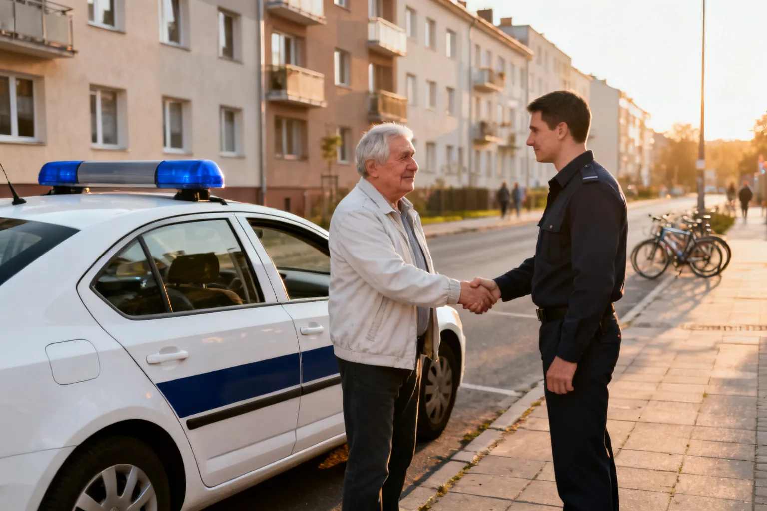 Mieszkaniec Tychów podziękował policjantom za pomoc po utracie przytomności