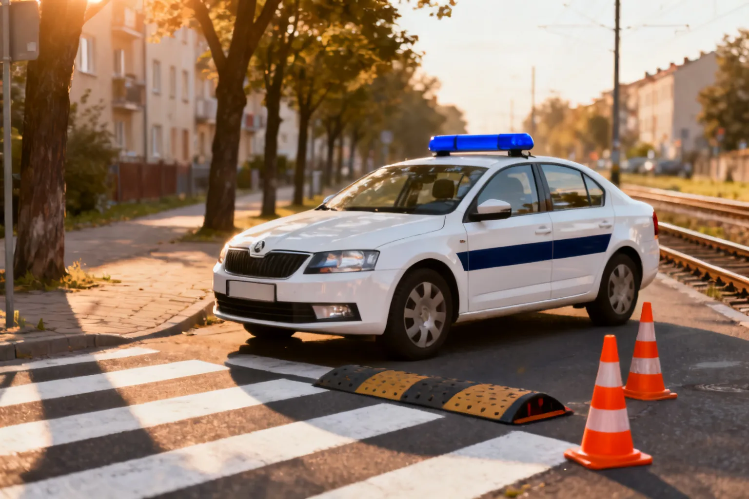Zwolnij, zanim będzie za późno — lekcja bezpieczeństwa na ul. Kościuszki