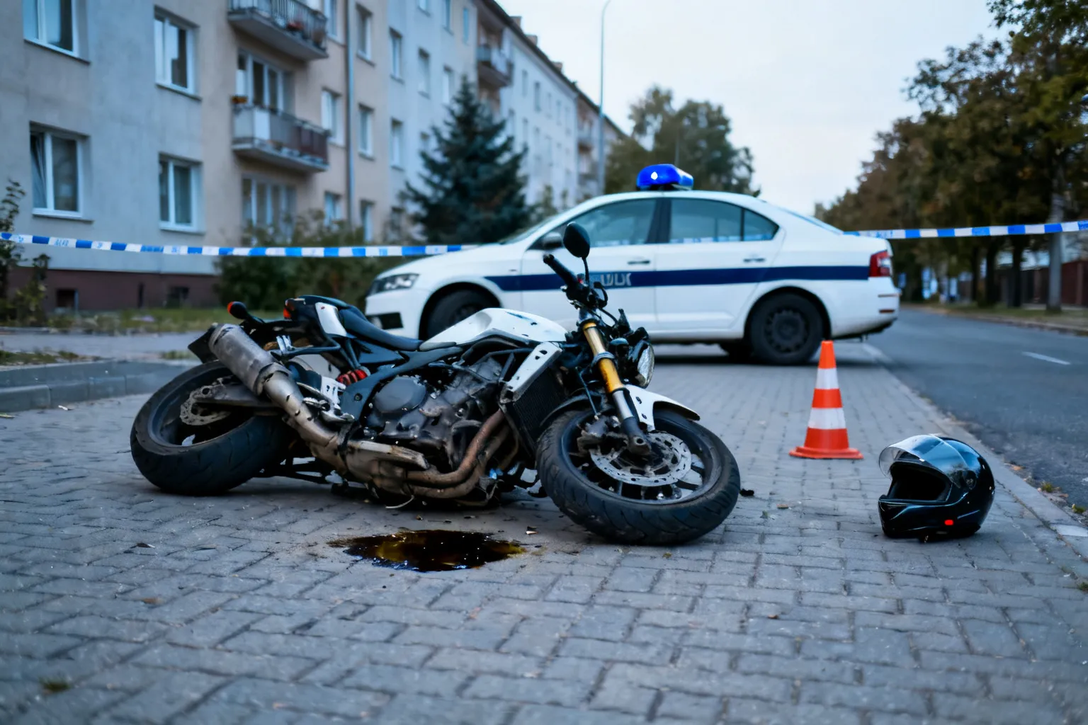 Wypadek w Żarkach: zginął 60-letni motocyklista