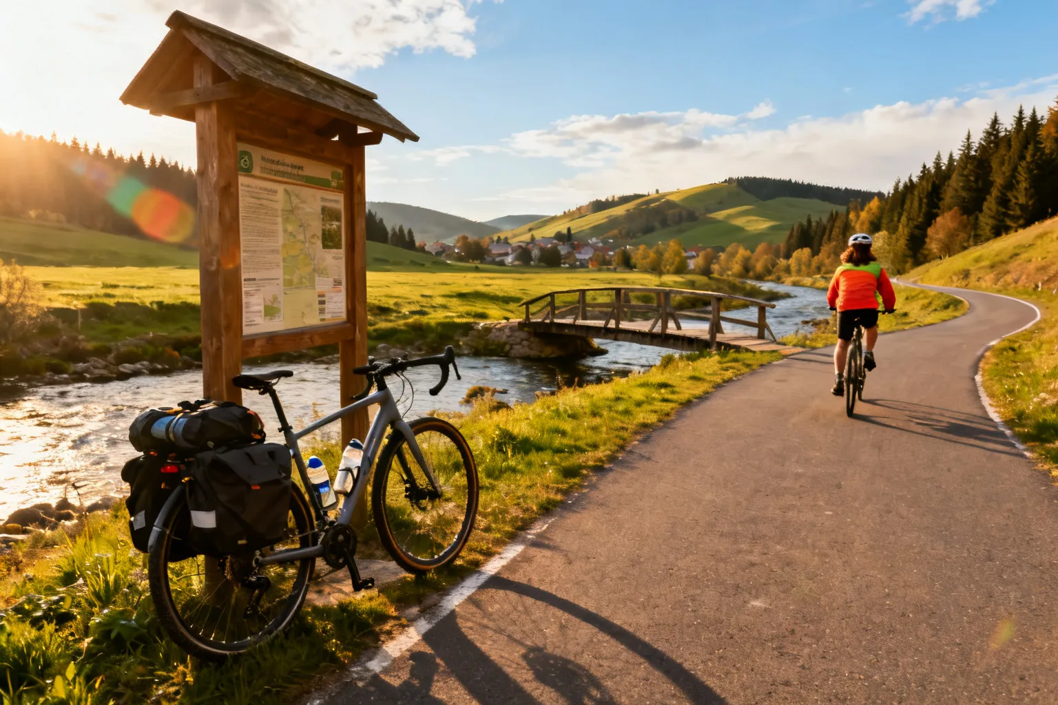 Wiślańska Trasa Rowerowa Skoczów–Wisła — widokowy odcinek 19 km