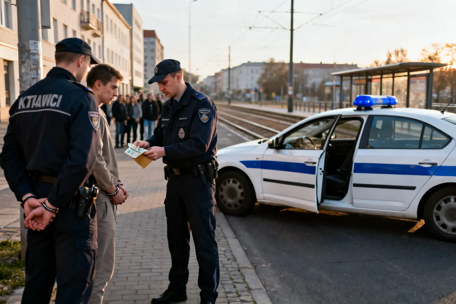 Kradzież rozbójnicza w Katowicach. Zatrzymanie i próba wręczenia łapówki