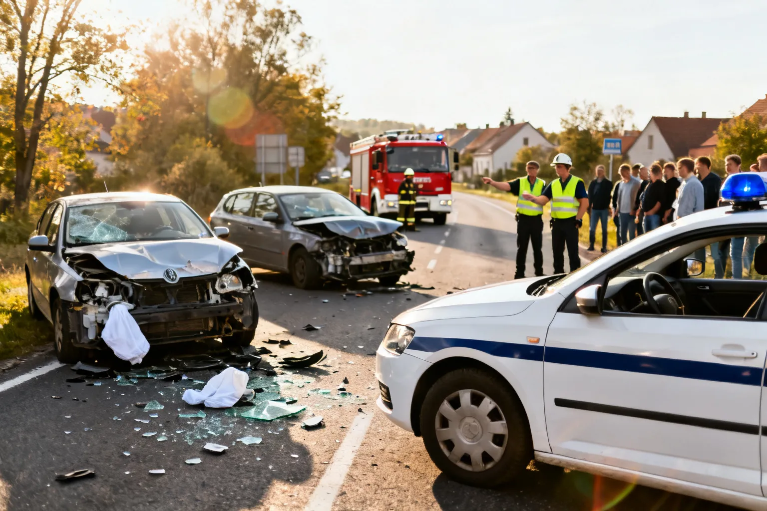 Trzy samochody zderzyły się na DK-81 w Pawłowicach