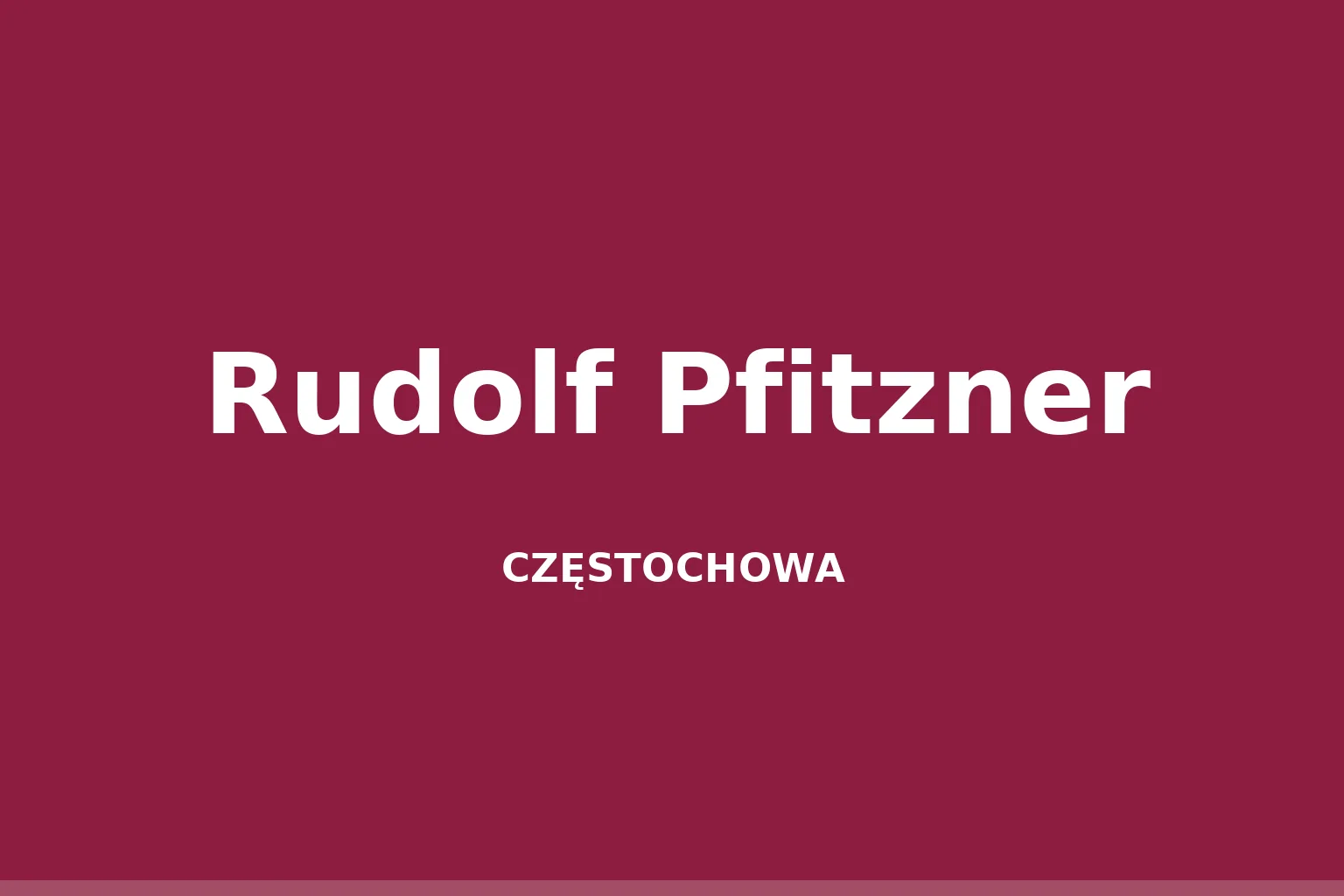 Rudolf Pfitzner