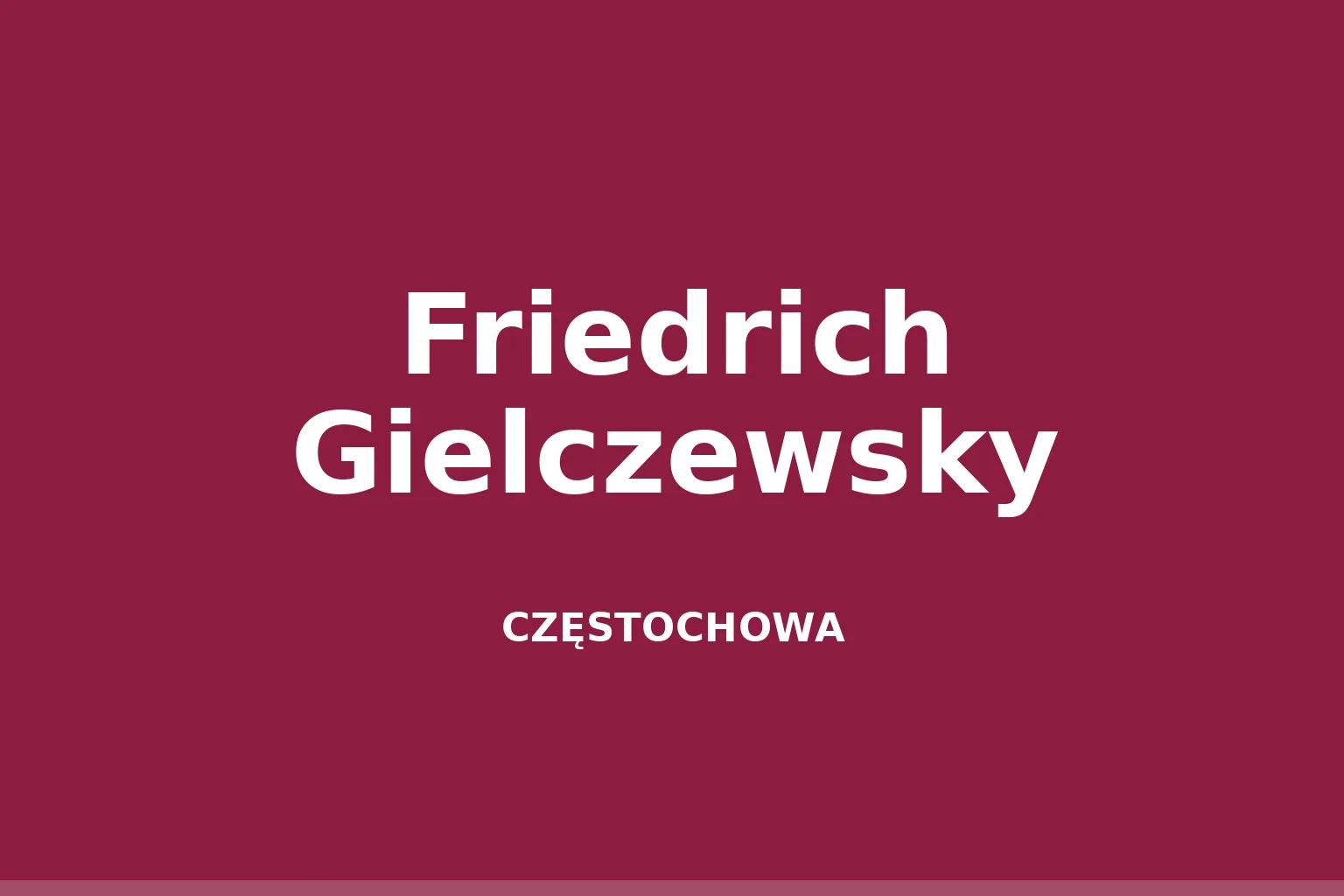 Friedrich Gielczewsky