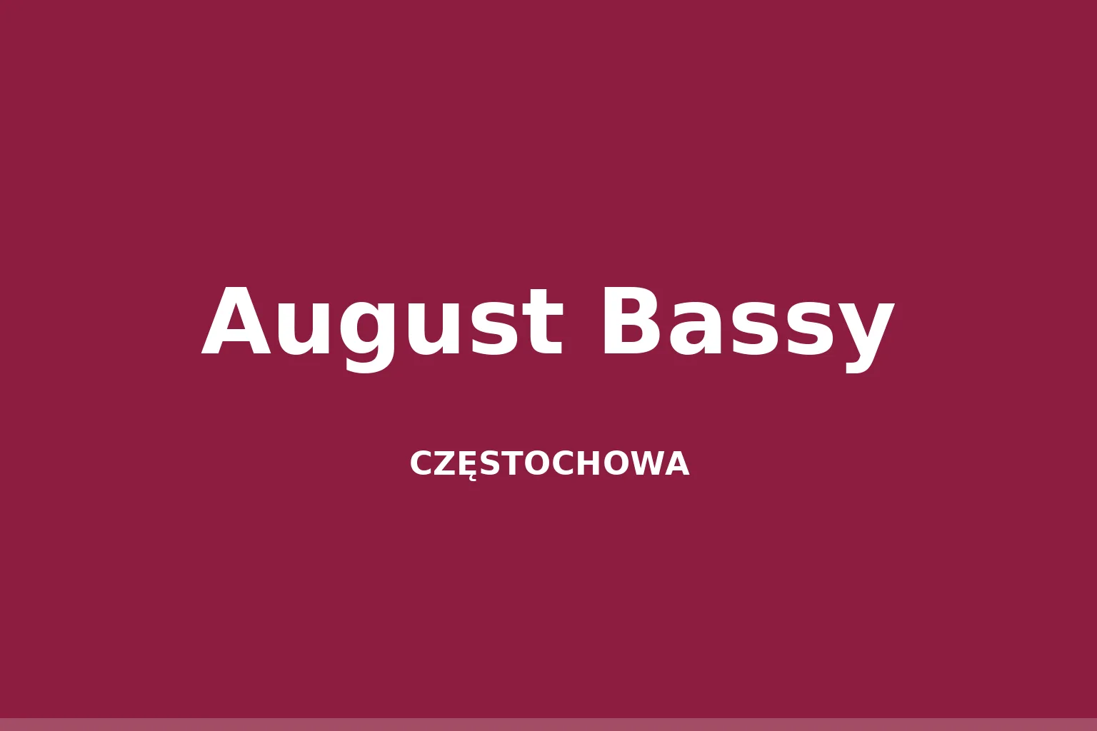 August Bassy