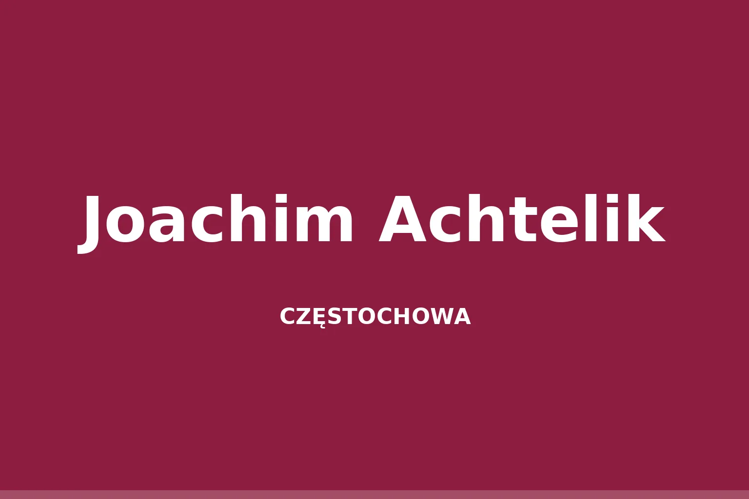 Joachim Achtelik