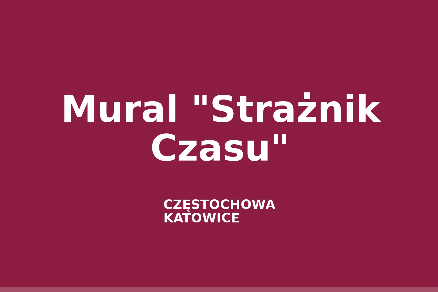 Mural "Strażnik Czasu"