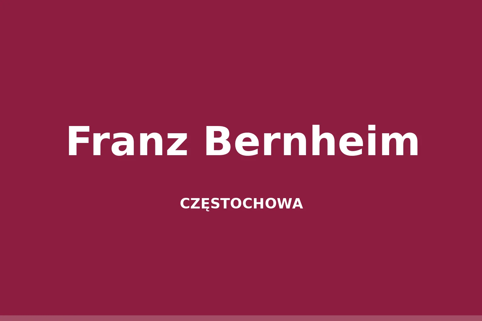 Franz Bernheim