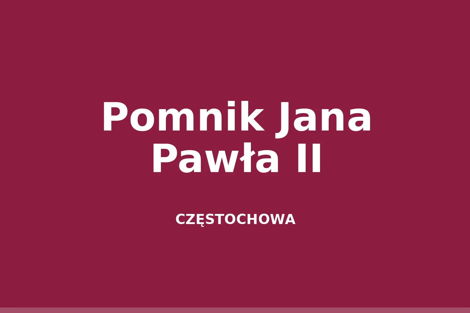 Pomnik Jana Pawła II