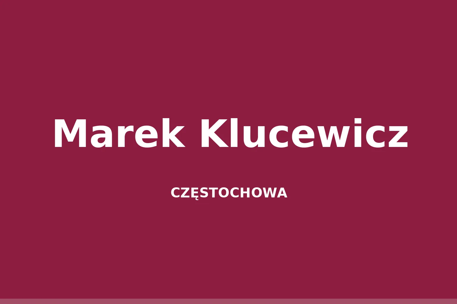 Marek Klucewicz