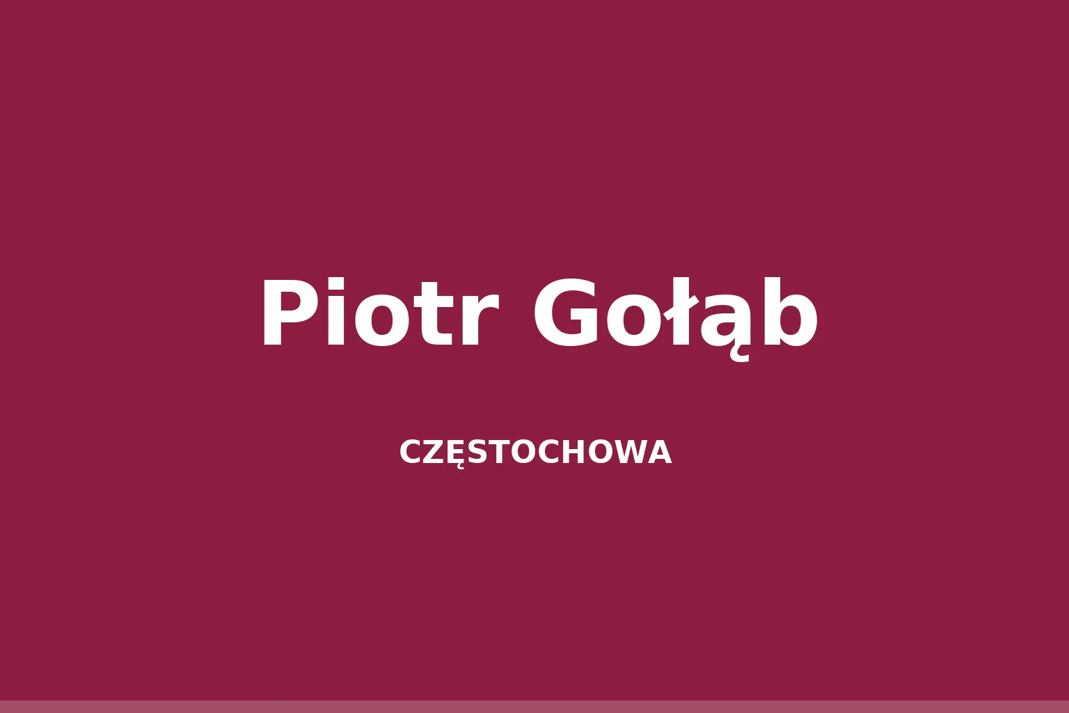 Piotr Gołąb