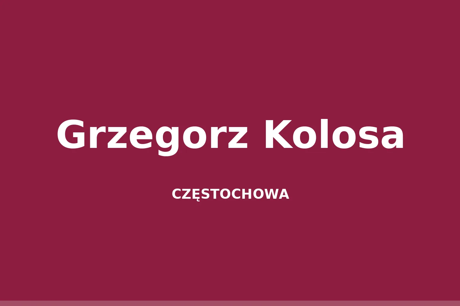 Grzegorz Kolosa