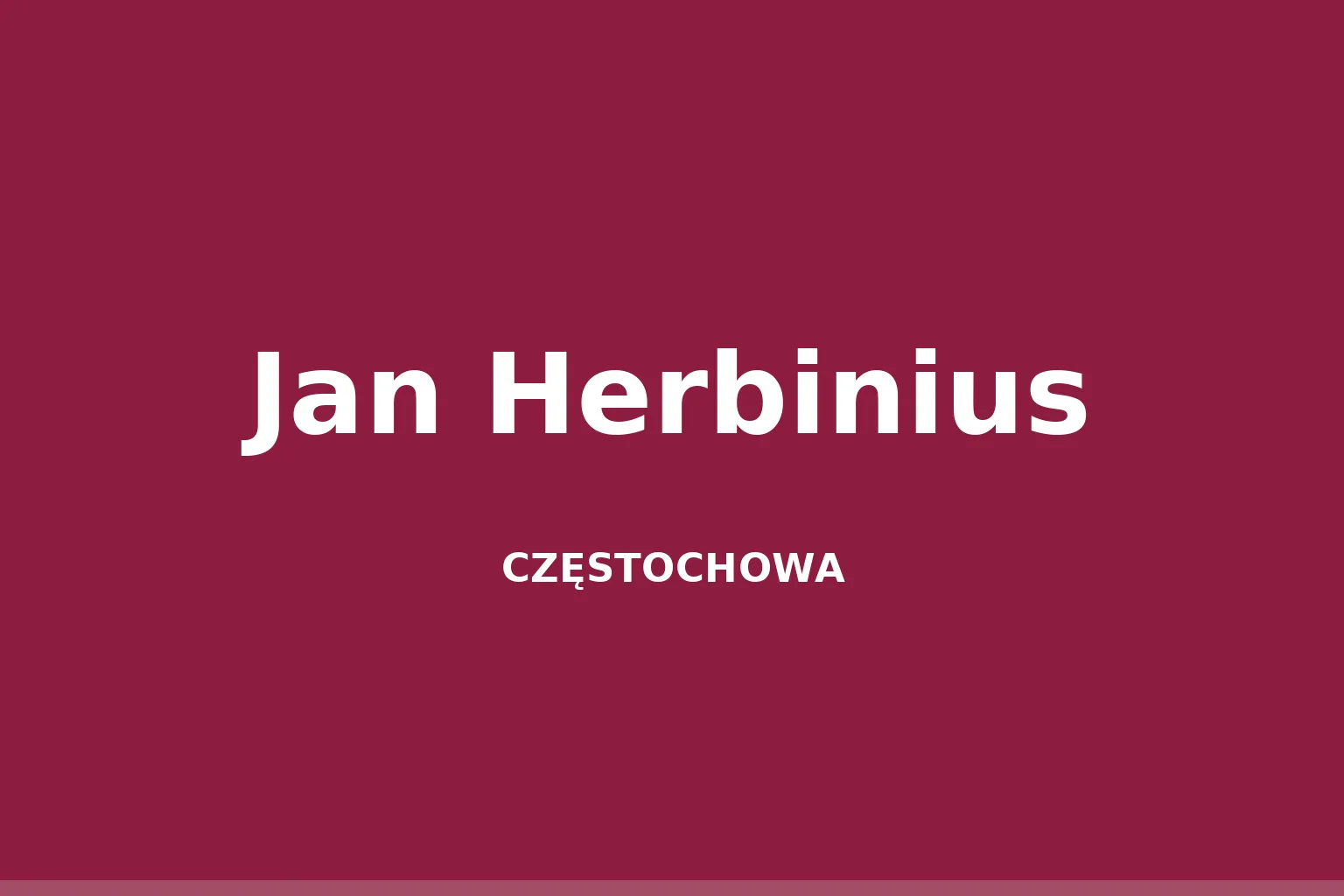 Jan Herbinius