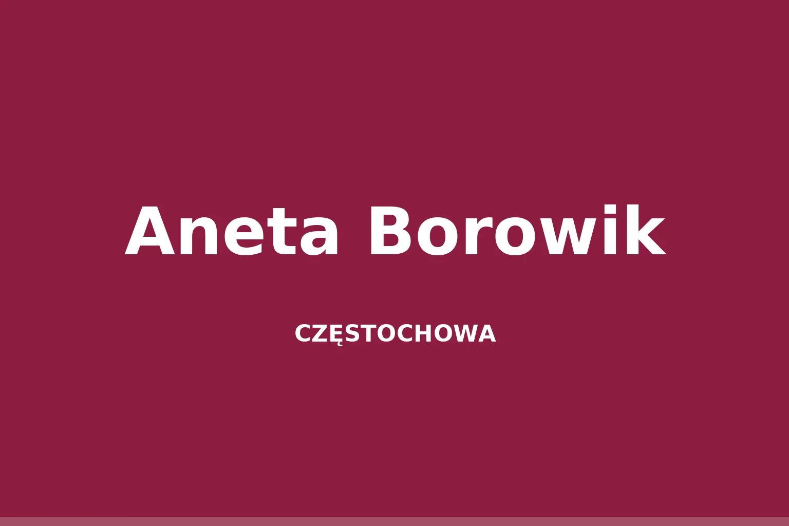 Aneta Borowik