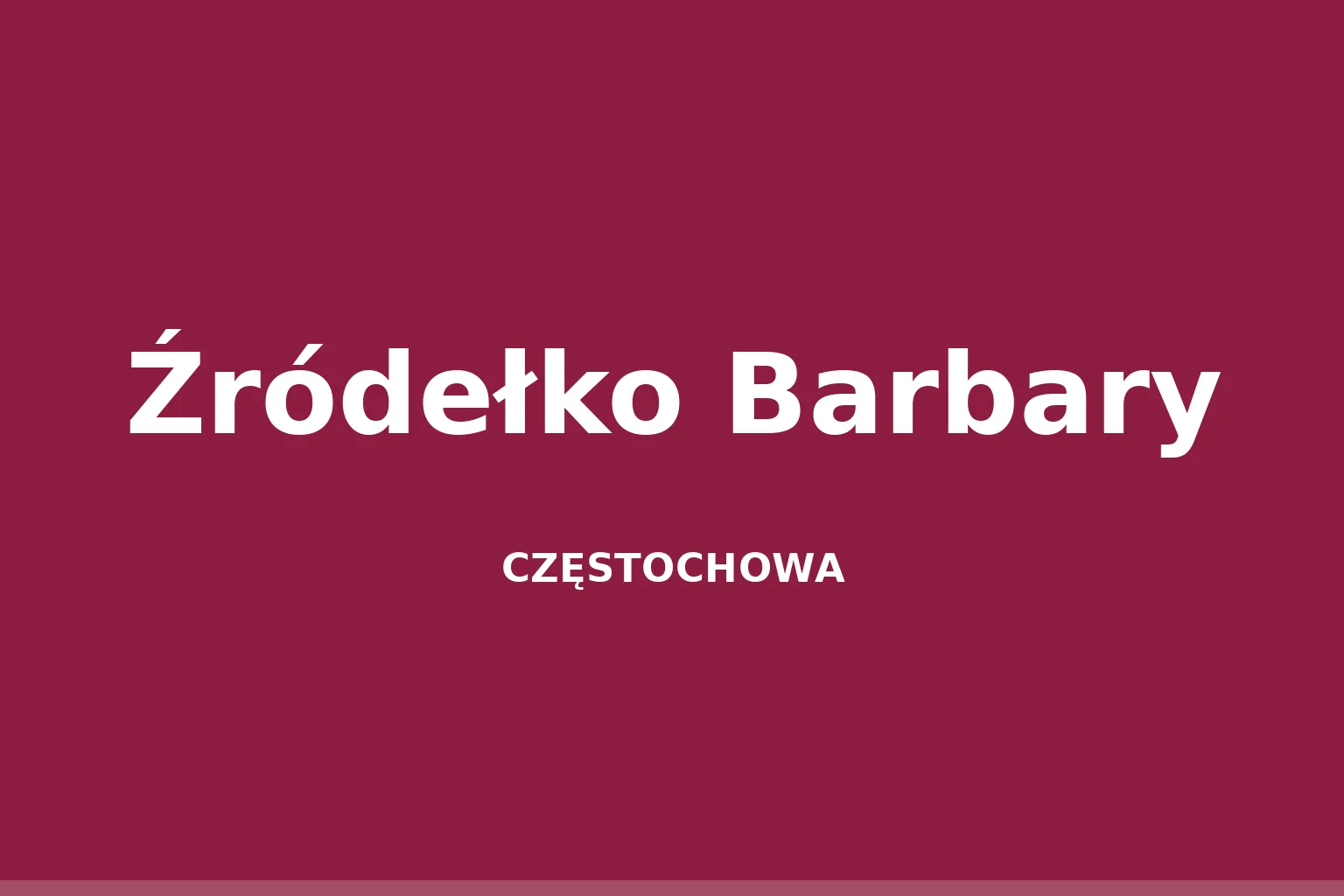 Źródełko Barbary