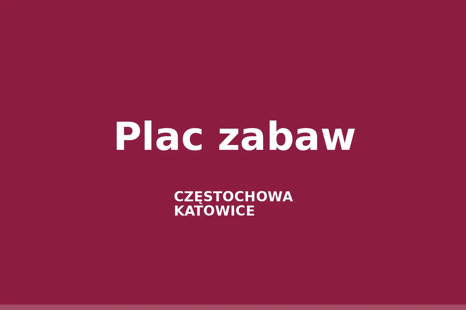Plac zabaw